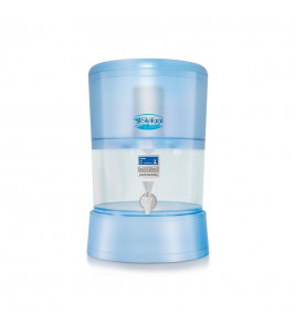 Filtro De Água Purificador Doméstico Cristal Stéfani Com 2 Velas Dupla Ação 8 Litros
