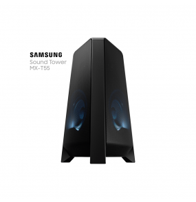 Sound Tower Samsung MX-T55, com potência de 500W e som bi-direcional
