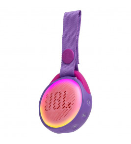 Caixa de Som Portátil JBL JR POP à Prova D'água, Bluetooth – Roxo