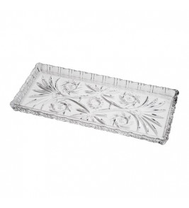 TRAVESSA DE CRISTAL DE CHUMBO GLASGOW 34 X 15 X 2,5 CM LYOR