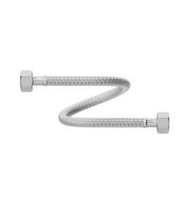 ENGATE FLEXIVEL DE ACO INOX PARA AGUA FRIA/QUENTE - MACHO X FEMEA 1/2