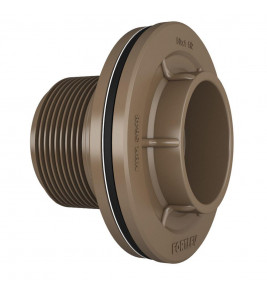 Adaptador PVC Marrom 50 mm x 1.1/2" com Anel - Fortlev