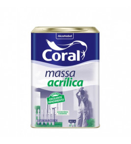 Massa Acrílica Coral 25 Kg