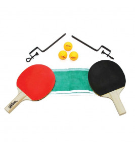 Raquete para PING PONG CONJ. RAQUETE COM 3BOLAS E SUPORTE.