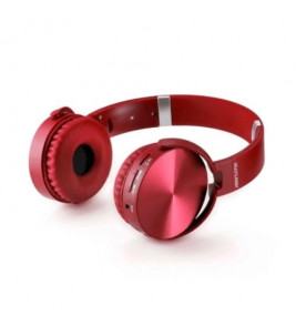 Headphone Premium Bluetooth Sd / Aux / Fm Vermelho Multilaser