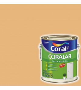 Tinta Acrílica Coralar Cromo Suave 3,6L Coral