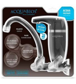 Torneira Móvel com Filtro Parede Acqua Premium Acquabios