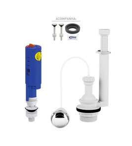 KIT COMPLETO PARA CAIXAS ACOPLADAS - ENTRADA MASTER FLUX PRO E SAIDA AIR TOUCH 1