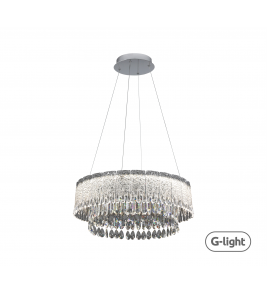 PENDENTE LED BRUMA 36W 3/4/6500K CONTROLE AUT