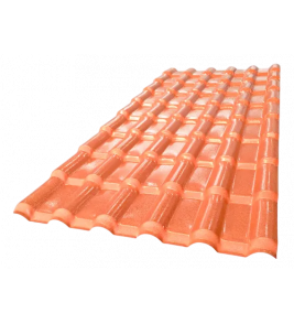 TELHA PLAN PVC 1,98 X 06 ONDAS TERRA